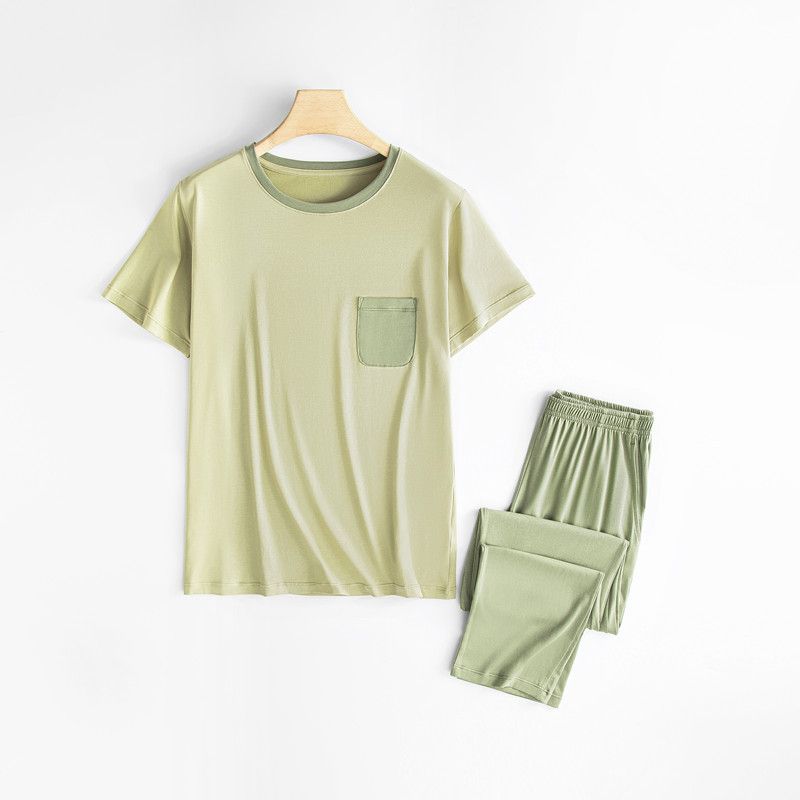2025 Summer New Couple's Pajamas | Round Neck Loose Home Clothes With Outable Design, Sweet Home Style_voghion.com