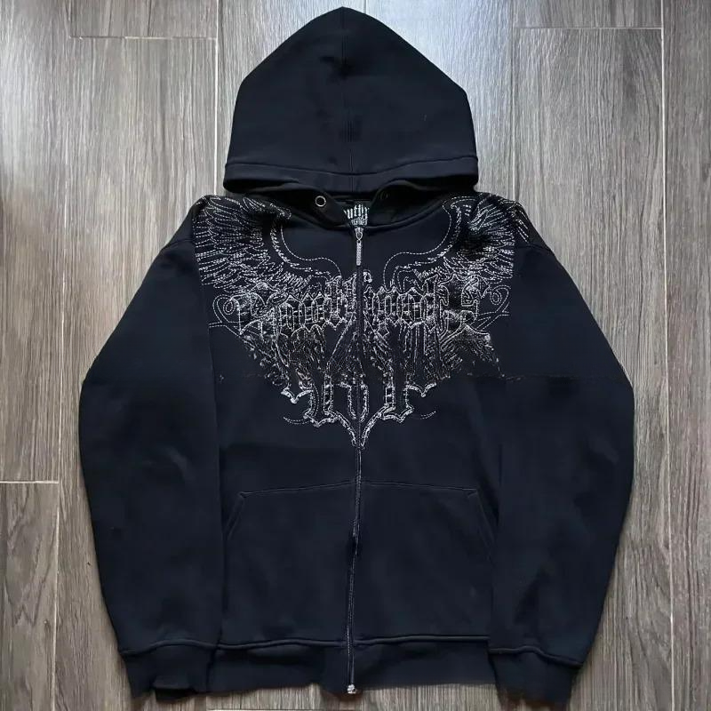 Coole Kinderjacke 2025 Neue Strickjacke mit Kreuz-Kapuze und Bowknot-Print Vielseitiger Hoodie_voghion.com