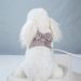 New Pet Harness Breathable Plaid Small Vest Set Teddy Dog Walking Leash_voghion.com