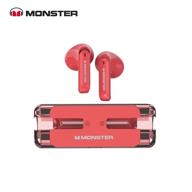 Monster XKT08 Gaming Earphone Ture Wireless Bluetooth 5.3 Headphones Low Latency Noise Reduction Earbuds Headset With Mic New_voghion.com