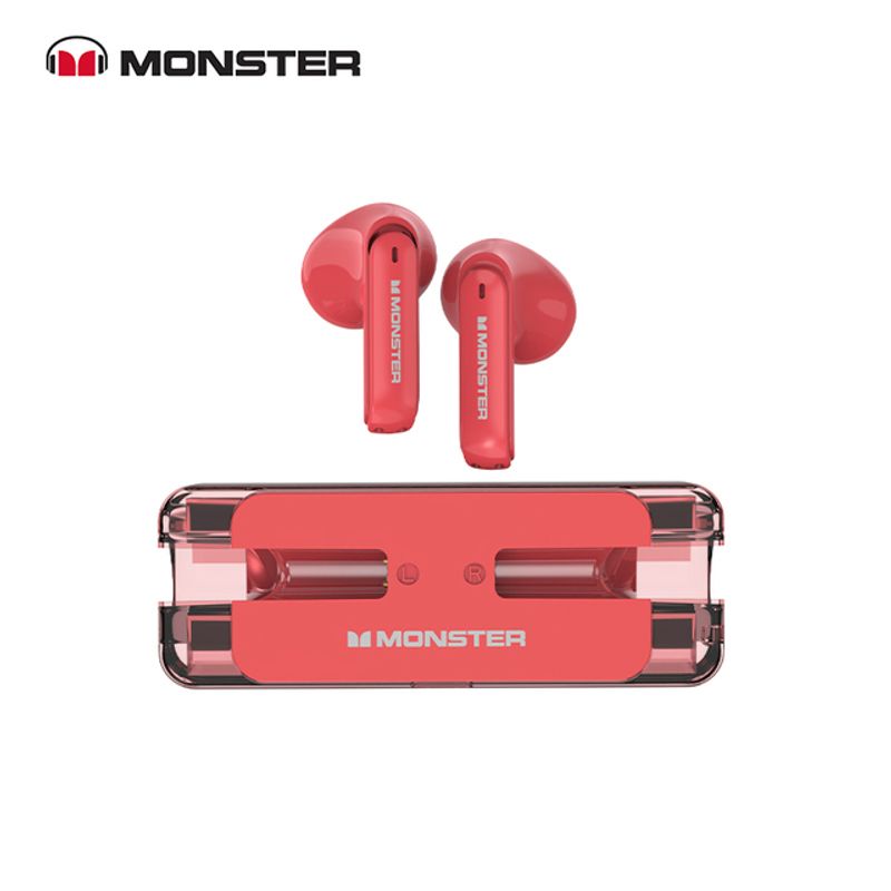 Monster XKT08 Gaming Earphone Ture Wireless Bluetooth 5.3 Headphones Low Latency Noise Reduction Earbuds Headset With Mic New_voghion.com