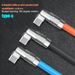 120W 6A New Ultra Fast Charging Micro C-type Cable USB C to C Fast Charging Silicone Data Cable C-type Interface 180 °_voghion.com