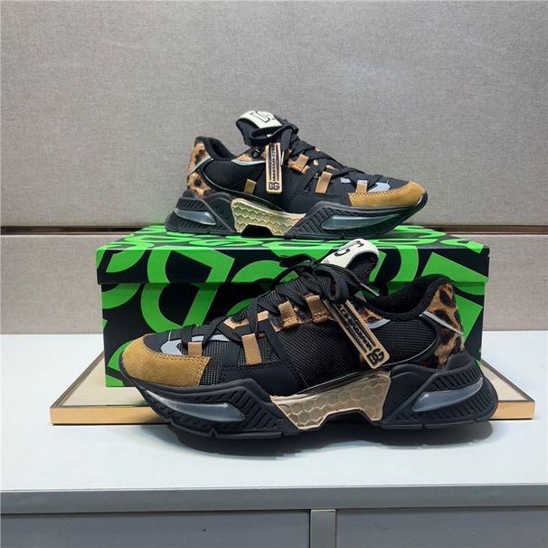 Dg2025 Scarpe estive da uomo in stile coreano, multimateriale, patchwork, PVC, casual, da papà, unisex, 18-40_voghion.com