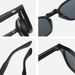 Men's Sunglasses Anti Ultraviolet Strong Light Foreign Trade Fashion Trend Rice Nail Square Black Frame_voghion.com