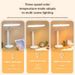 Student dormitory learning reading eye protection big head desk lamp touch control plug-in dual-purpose foldable bedside lamp_voghion.com