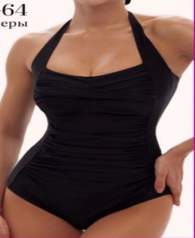 Maillot de bain une pièce pour femme, couleur unie, conservateur, couvrant le ventre, nouvelle collection_voghion.com