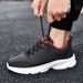 Euro Step 2025 New Versatile White Large Size Running Men's Odor-Resistant Leather Casual Sports Travel Trendy Shoes_voghion.com