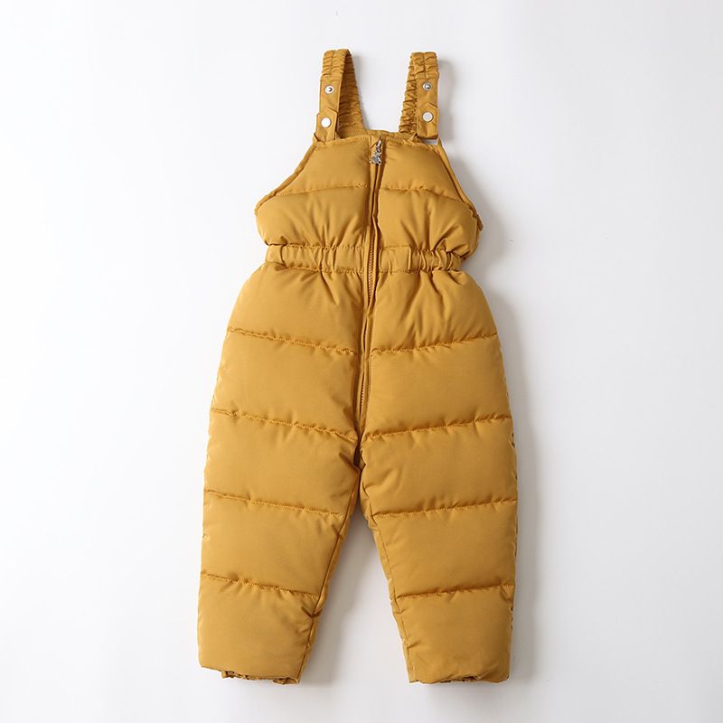 Conjunto de macacão de esqui infantil com forro de lã – Jaqueta e calça de inverno ultraquentes e impermeáveis (90-120 cm) – Roupa de neve à prova de vento para meninos e meninas_voghion.com