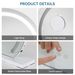 Hollywood Makeup Mirror Large Vanity Light Mirror With Dimmable LED Bulbs Round_voghion.com