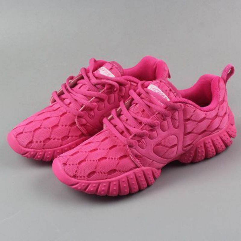 Laufschuhe Damen Stoßdämpfend Ultraleicht Weiche Sohle Atmungsaktiv Bequem Sport Gym Mesh Trendy_voghion.com