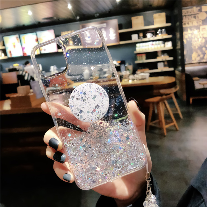 Transparente Bling-Glitter-Hülle für Xiaomi Mi 11T Poco F3 X3 Redmi Note 9S Hülle für Mi 10T 11 Lite Redmi Note 10 10S 8_voghion.com