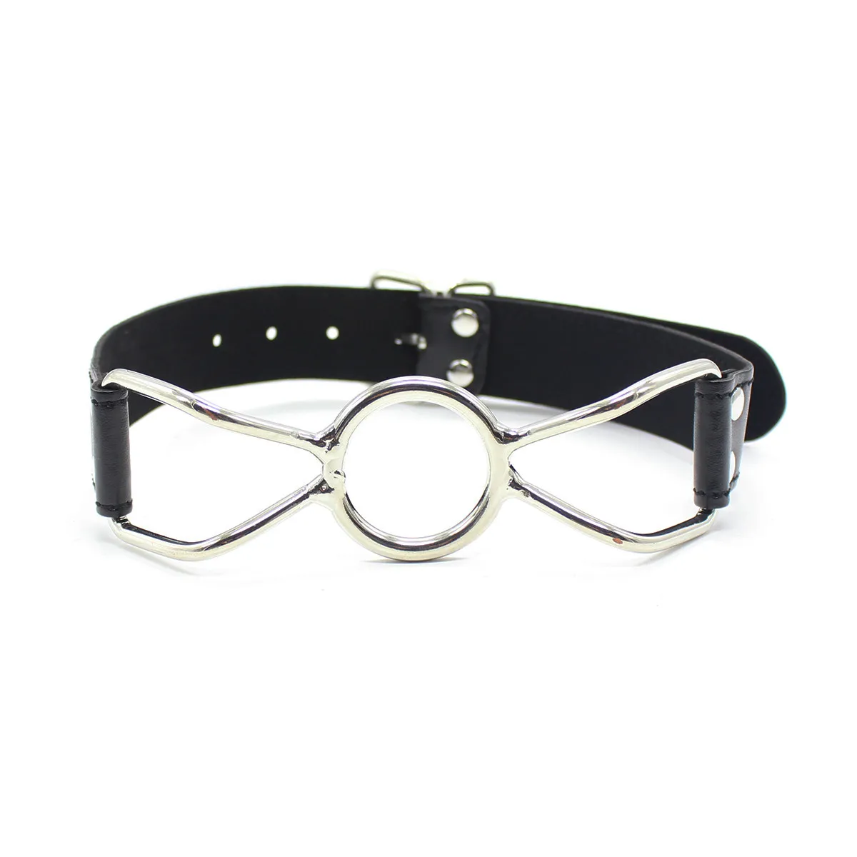 Sex Products Sexy SM Flirting Large Butterfly Ball Gag Leather Gag Couple Sex Special Adult Products Gag_voghion.com