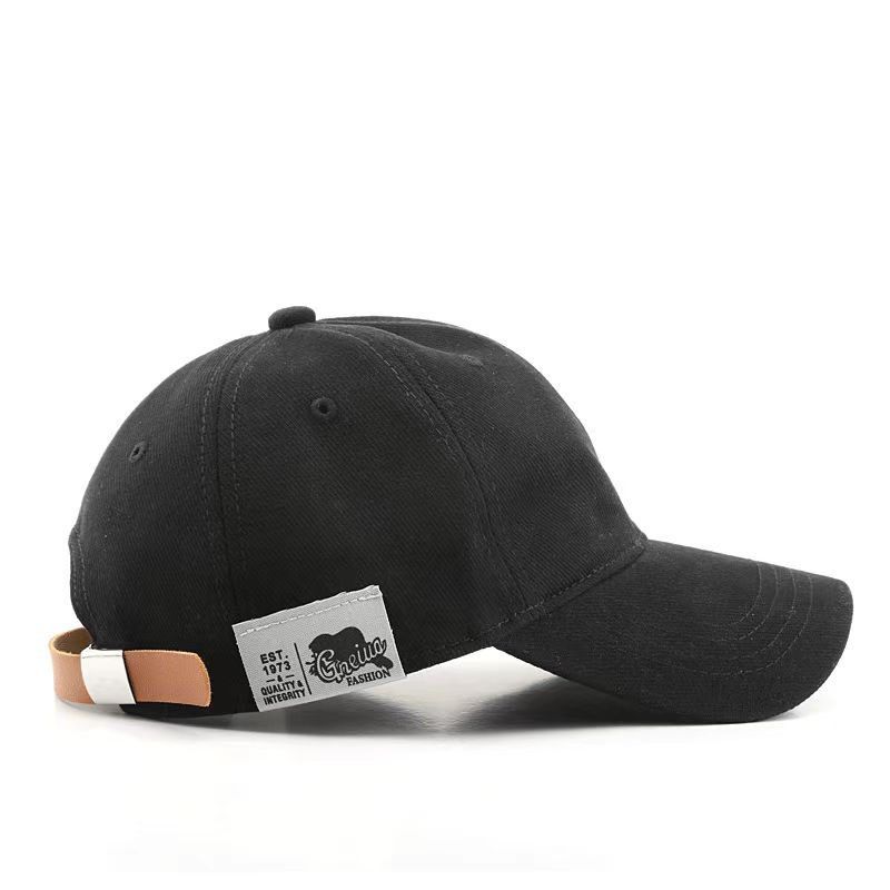 Streetwear Embroidered Patch Baseball Cap - 100% Cotton Unisex Couple Hat With Adjustable Strap Vintage Soft Top For Men/Women​​_voghion.com