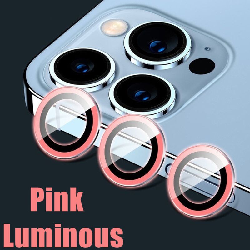 3Pcs Camera Lens Protector for iPhone 12 13 Pro Max Mini Metal Ring Protection Glass_voghion.com