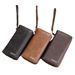 Men's wallet handbag long retro ultra light and durable phone bag portable large capacity handbag fashionable card bag practical and durable_voghion.com