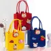 Large Felt Shopping Bags Multifunction Tote For Grocery Reusable Gift Bag With Handle Toy Sundries Storage Organizer_voghion.com