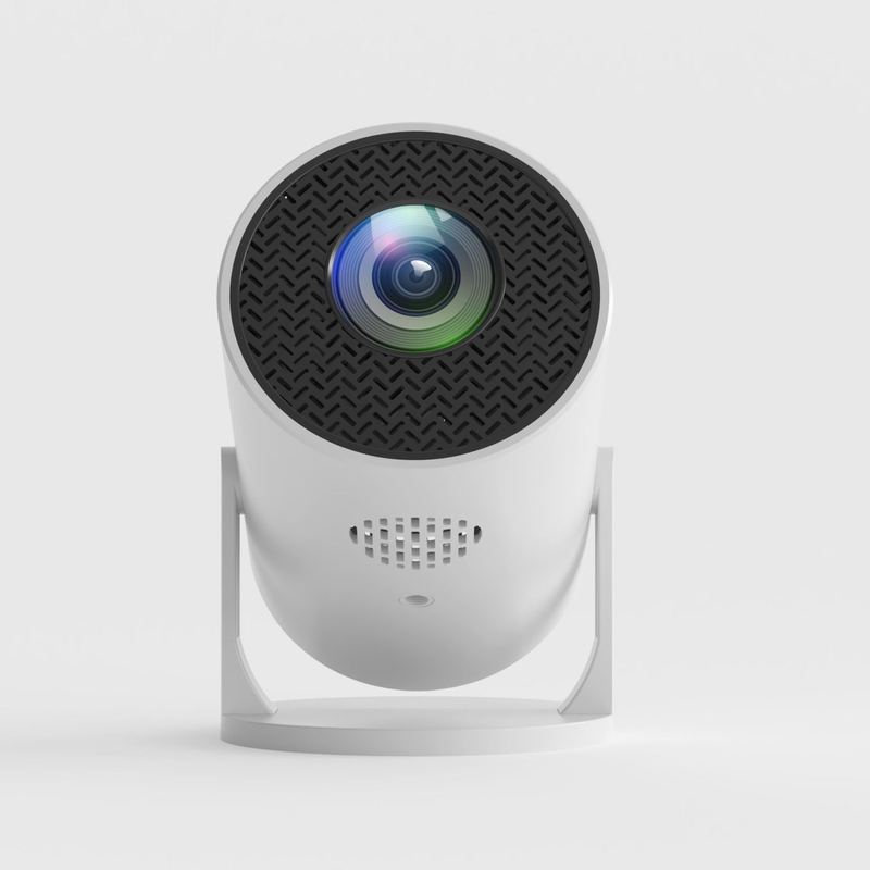 No Network Needed, Plug-in Mobile Phone 0 Latency Projector, Gaming Screen Mirroring, 1080P HD White Wall Projector_voghion.com