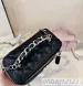 23k Ladies Designer Vanity Box Makeup Bag With Metal Handle Mirror Sier Hardware Matelasse Chain Cosmetic Case Purse_voghion.com