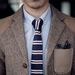 Fashion British Style Men's Formal Korean Version Casual Student Knitted Versatile Pointed Tip Trendy Tie 7cm_voghion.com