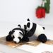 Adorable Plush Keychain Panda 10cm Soft Short Plush Toy With Filling Cotton Pp_voghion.com
