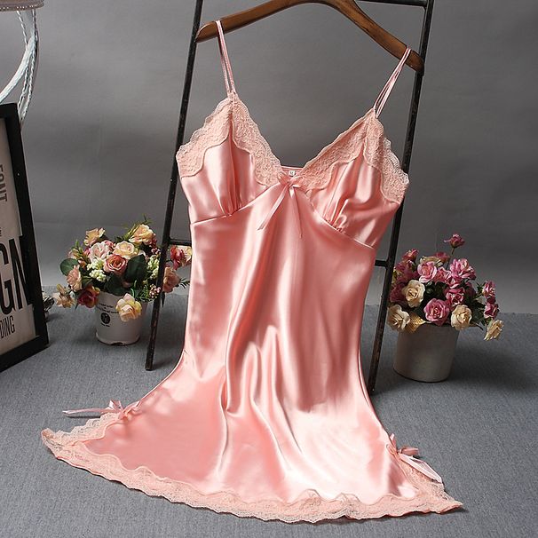 Intimo e pigiami Seducente Chemise in pizzo per donna - Lingerie per giochi di ruolo giocosa e civettuola in 6 colori, misto rete trasparente e poliestere_voghion.com