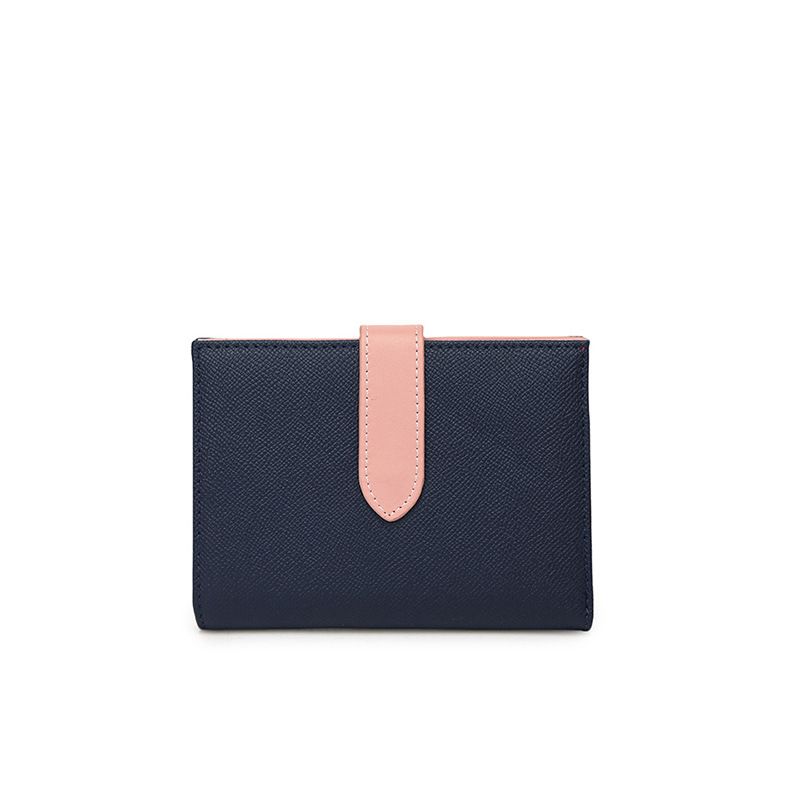 Damentaschen, neues Palmenmuster, Münzgeldbörse, kontrastfarbene Kordelzug-Ausweistasche, kurze Damenbrieftasche, Kartentasche, integrierte Reisepasstasche_voghion.com