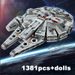 Νέο διαστημόπλοιο Bricks Stars Fighter Space For Millennium Set Falcon Ship 75105 Model Building Blocks Kit Toys for Children_voghion.com