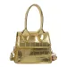 Borsa a mano con motivo a pietra lucida color caramella: borsa a tracolla trendy 2024 4 E1765_voghion.com