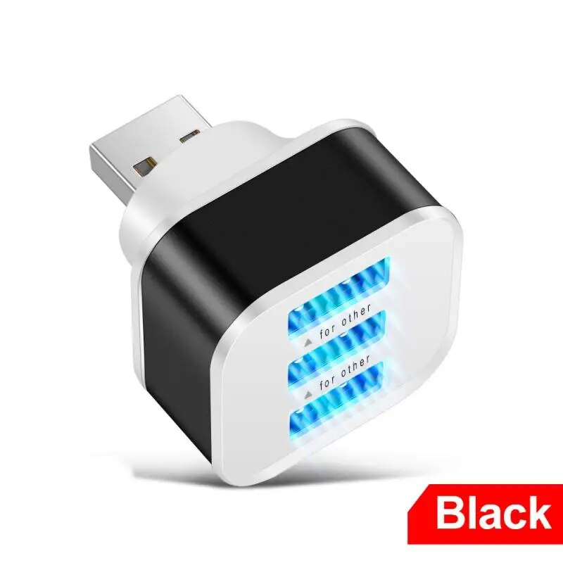 3 Port Multi 2.0 Mini Hub High Speed ​​USB Extender Splitter Adapter Laptop Notebook Für PC Computer_voghion.com