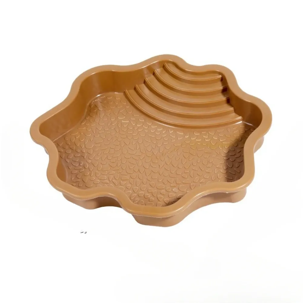 Aquatic Climbing Pet Turtle Bath Pool Reptile Feeding Dish Water Pot Landscape Fish Tank Decoration Turtle Habitat_voghion.com