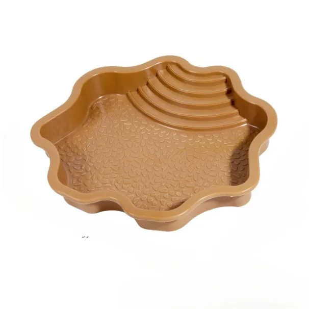 Aquatic Climbing Pet Turtle Bath Pool Reptile Feeding Dish Water Pot Landscape Fish Tank Decoration Turtle Habitat_voghion.com