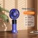 Nuovo mini ventilatore portatile portatile USB per studenti del 2024 con display digitale pieghevole e silenzioso_voghion.com