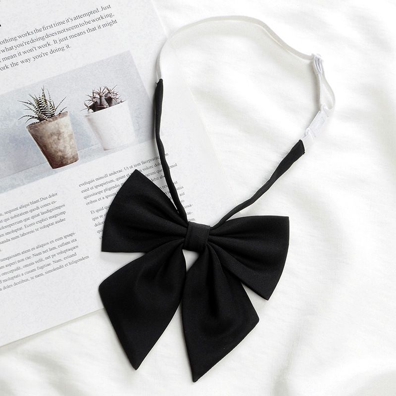 Bachelor's Graduation JK Women, College Style Green Red Shirt Bow For Female Students, Black Male No Tie Needed_voghion.com