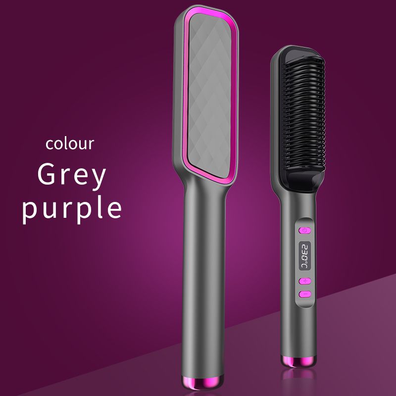 Curling Irons Straightening Device Nano Titanium Hair Straightener_voghion.com