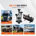 VEVOR Train Horns Kit, 4 Trumpet Air Horn Kit, 150dB Train Horns For Pickup Trucks, 12V 120 Psi Air Compressor 0.8 Gal/3 L Tank With Gauge For Any 1_voghion.com