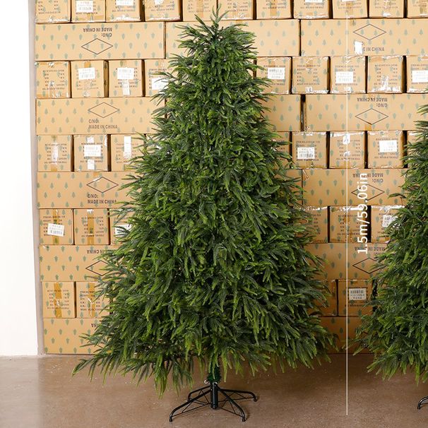 Albero di Natale artificiale di alta qualità in PE con auto-modellamento – Albero di Natale artificiale realistico da 150 cm/180 cm/210 cm per decorazioni per la casa (pre-illuminato opzionale)_voghion.com