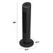 28' Tall 3-Speed Oscillating Tower Fan, New, Black, MSWMT24MB_voghion.com