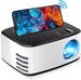 Projector with WiFi,1080P HD Projector,Mini Projector for Outdoor Movies,iOS & Android Smartphone for Home Entertainment_voghion.com