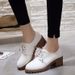 SHLIANG New Women's Leather Shoes Fashion Lock Shoes Thick Bottom Casual Shoes Solid Color Breathable Ankle Boot For Women Y0311_voghion.com