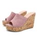 Sandálias femininas plataforma peep-toe - sandálias casuais confortáveis de largura larga para mulheres_voghion.com