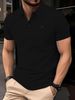 Men's Clothing Business Casual Short Sleeved Top_voghion.com