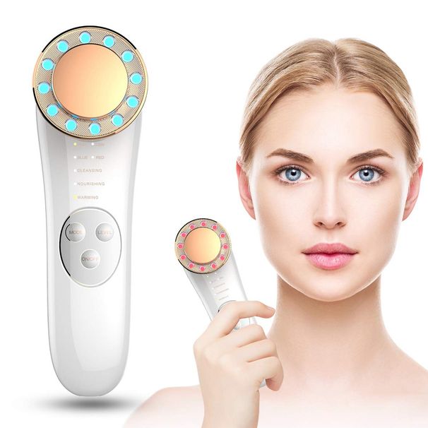 7 an 1 Gesiichtsrout & Blo LED Liicht Apparat Ionen Gesiichtsmassager Anti-Aging Hautstraffung Gesiichtsreiniger Hautpfleeg Massagemaschinn_voghion.com