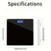 1pc Body Weight Digital Bathroom Scale, USB Charging, Thickening And Durable, HD Display, Easy To Operate,_voghion.com