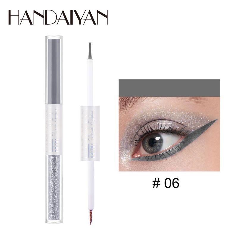 Stylo eye-liner longue tenue, stylo eye-liner étanche, couleur très fine, stylo de couchage pour ver à soie, stylo à double tête à double usage_voghion.com
