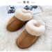 Tasman Slippers Tazz Mustard Seed Chestnut Sand Fur Slides Sheepskin Classic Ultra Mini Platform Boot Winter Women Men Slip-on Shoes Suede Upper Wool_voghion.com