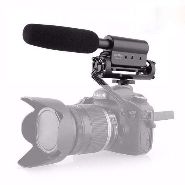 SGC-598 Photography Interview Microphone for Youtube Vlogging Video Shotgun MIC for Nikon Canon DSLR microphone_voghion.com