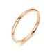 Jewelry 2mm titanium steel thin minimalist women's tail Korean version popular rose gold couple ring_voghion.com