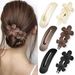 Large Temperament Frosted Flower Clip Side Clip Bangs One Line Broken Hair Clip Back Of The Head Clip Horizontal Clip Head Ornament_voghion.com