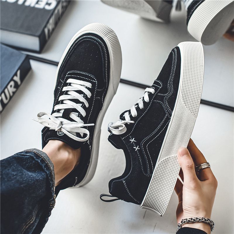 Häreschong nei niddreg Sport Casual Schong Jugend trendy Retro däitsch Trainingsschong déck Sohle_voghion.com