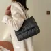 Embroidery Plaid Flap Shoulder Bag Casual Chain Strap Crossbody Bags For Women Commuting Daily Used 250529l_voghion.com